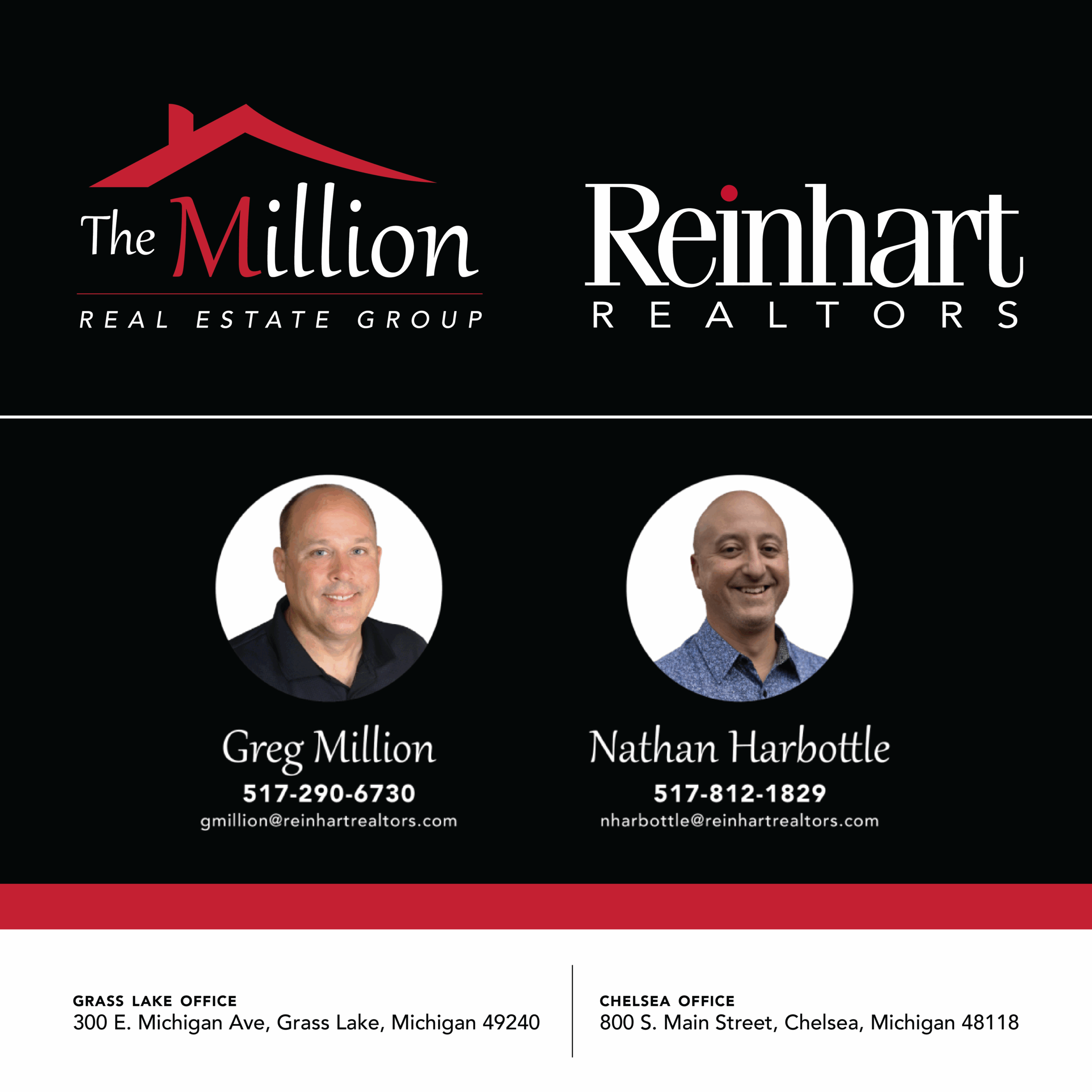 Chelsea Mi The Million Realty Group Reinhart Realtors Chelsea Mi Millionad Square 1