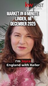 Joyce England Market in a Minute video Linden Michigan December 2025