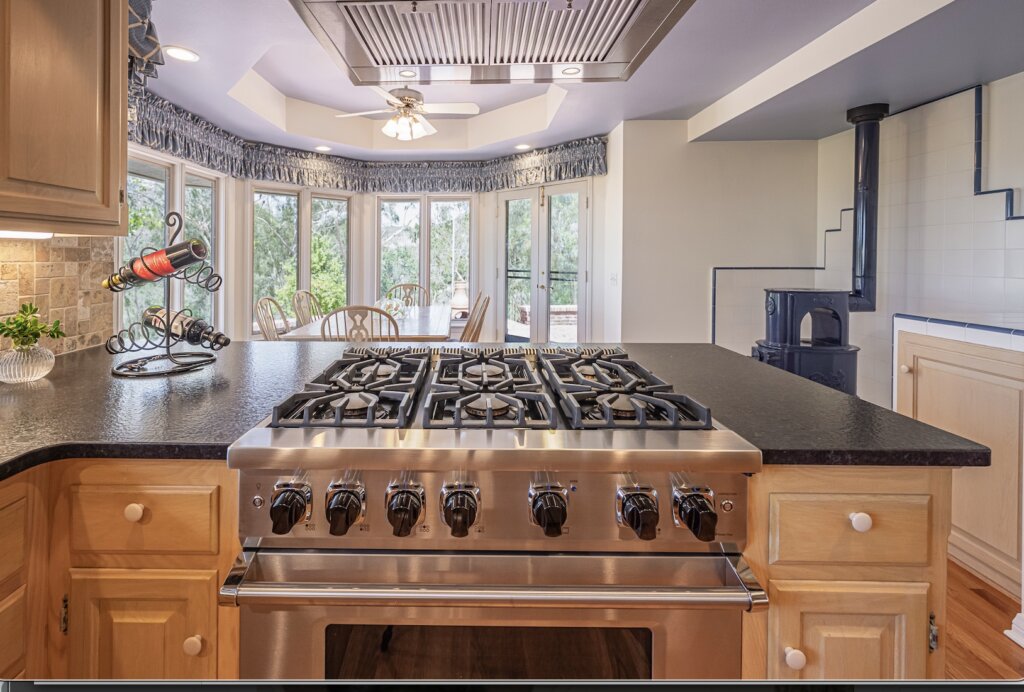 Viking Sub-Zero Gourmet Kitchen Custom-Built Estate Fallbrook