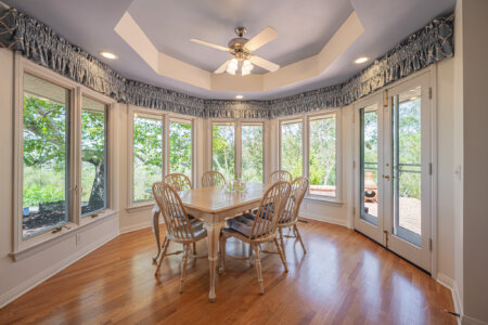 Breakfast nook at 145 Yucca Rd Fallbrook single story home with natural light and patio access