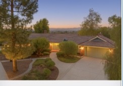 Fallbrook Open House – front exterior of 145 Yucca Rd home for sale with mountain views