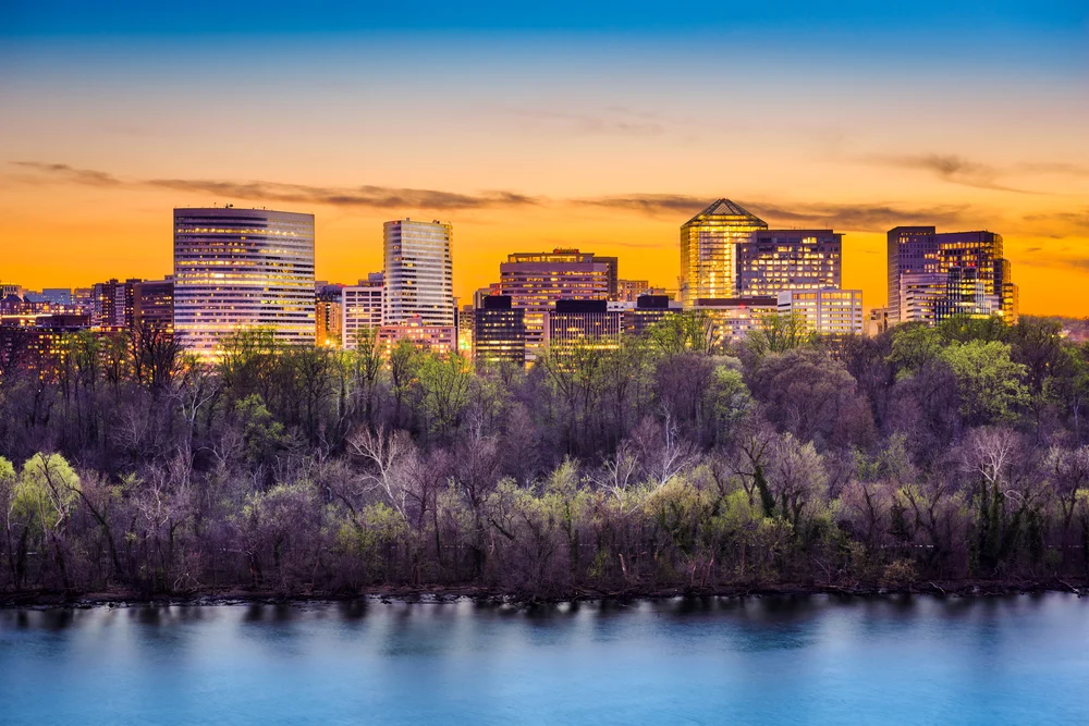 Lou Rangel Arlington Va Rosslyn Arlington Virginia Usa City Skyline On The Potomac River