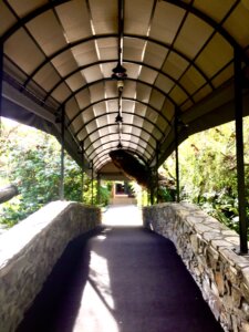 Hotel Bel-Air Bridge Entrance