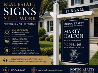 Marty Halfon | Real Estate Sign | Rodeo Realty