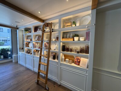 Interior of Bacio di Latte gelateria Beverly Hills